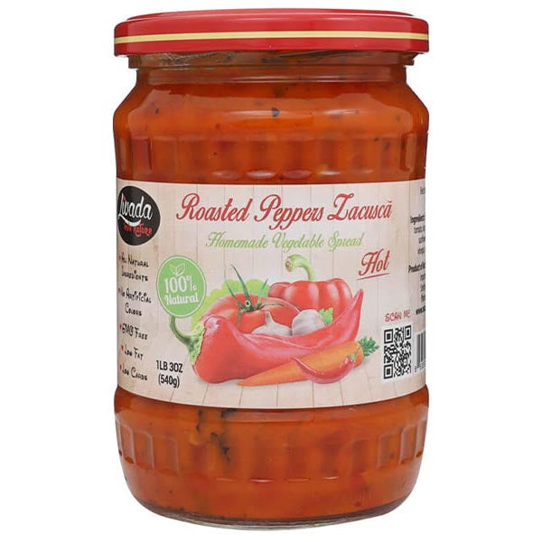 Appetizer Hot Roasted Peppers Zacusca – 19.05 oz (540gr)